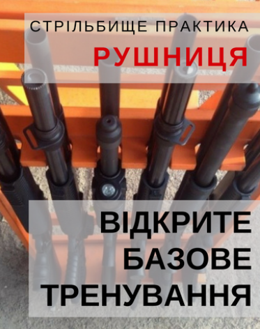 Базове тренування з рушниці для власників та невласників зброї (початківці)